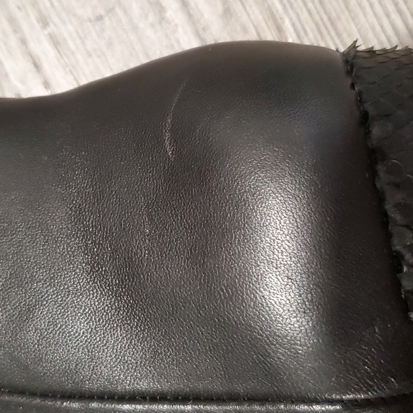 Dolce Vita Mos Del Onyx Snake Heel Ankle Boots Size 9 - Picture 8 of 9